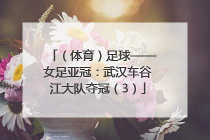 （体育）足球——女足亚冠：武汉车谷江大队夺冠（3）