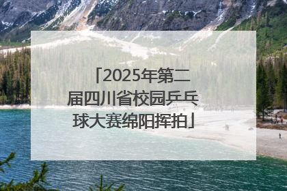 2025年第二届四川省校园乒乓球大赛绵阳挥拍