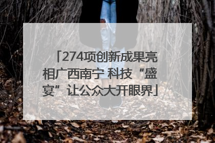 274项创新成果亮相广西南宁 科技“盛宴”让公众大开眼界