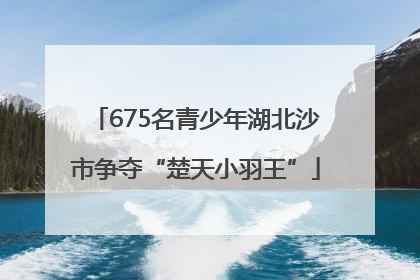 675名青少年湖北沙市争夺“楚天小羽王”