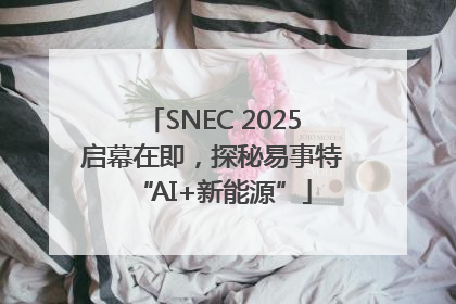 SNEC 2025启幕在即，探秘易事特“AI+新能源”
