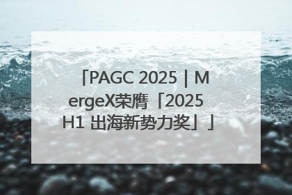 PAGC 2025｜MergeX荣膺「2025 H1 出海新势力奖」
